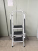 Foldable Non Slip 3 & 4 Step Steel Tread Safety Hand Rail Ladder Durable Panel