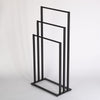 Bath 3 Tier Towel Rack Metal Freestanding Towel Bar Holder Clothes Drying Stand