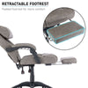 Executive Office Chair High Back Leather Recliner Computer Desk Chair W/Footrest
