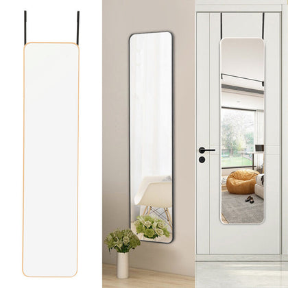 Large Over Door Mirror Bedroom Full Length Floor Mirror Bathroom Glass 118x28cm