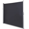 160 x 300 cm Retractable Folding Side Awning Screen Wall-Mounted Privacy Divider