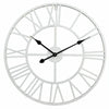 LARGE OUTDOOR GARDEN WALL CLOCK BIG ROMAN NUMERALS GIANT OPEN FACE METAL 40/60CM