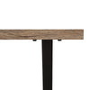Modern Wood Dining Table Kitchen Dining RoomTable with X/U Shaped Metal Legs