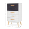 Modern Chest of Drawers 3/4/5 Drawers Bedside Table Cabinet Bedroom Furniture