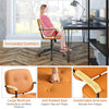 Home Office Chair Height Adjustable PU Leather Desk Chair Rocking Backrest