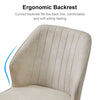 2/4/6pcs Dining Chairs Set Faux Leather Seat Back Metal Legs Kitchen Chair