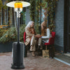 13KW Outdoor Gas Patio Heater Free Standing Garden Heaters with Portable Wheels