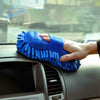 2x Car Auto Hand Wash Towel Microfiber Washing Gloves Coral Sponge Cleaning Tool