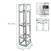 3 Pack Heavy Duty Lighting Truss Frame Square Tube DJ Stage Backdrop Stand
