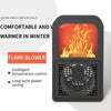 3D Flame Heater Home Desktop Mini Electric Warmer Machine Winter Stove Radiat;