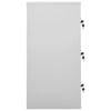 Locker Cabinets 2 pcs Grey and Green 90x45x92.5 Steel K2O9