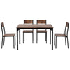 Dining Table and 2/4 Chairs Set 4/6 Seater Home Kitchen Dining Room Furniture