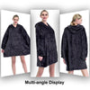 Hoodie Blanket Reversible Oversized Ultra Plush Sherpa Giant Hooded Sweatshirt