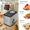 Electric Ice Cream Maker Machine Automatic 3 Modes 1.6 Quart Steel LCD Display