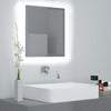 LED Bathroom Mirror Toilet Wall Mirror Engineered Wood Multi Colours vidaXL