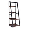 Industrial 4 Tier Bookcase Rustic Wood Shelving Unit Open Storage Display Shelf