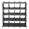 16 PAIRS INTERLOCKING CUBES SHOE ORGANIZER STORAGE RACK DISPLAY STAND UK SELLER