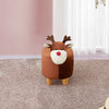 Animal Footstools Ottomans Faux Leather Padded Cushion Stool Pouffe Stool Kids