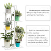 5Tier Outdoor Indoor Wooden Plant Stand Planter Flower Pot Garden Shelf Shelving