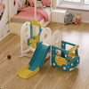 5IN1 Kids Toddler Swing & Slide Climber Set Baby Bus Driving Ball Game Play Toy