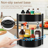 Organizer 2 Tier 360° Turntable Spice Rack Spinning Cosmetic Makeup ·