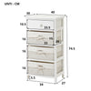 Chest of Drawers Storage Shelf with Basket for Bedroom Living Room Bathroom UK