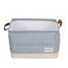 Foldable Fabric Canvas Storage Bags Basket Laundry Toys Fabric Storage Bag Tidy