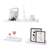 3x Wall Shelves Floating Wall Mounted Storage Hanging Display Shelf Living Room