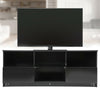 Modern 120cm TV Stand Unit Cabinet High Gloss with Drawers LED Light