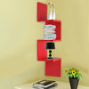 3 Tier Corner Shelf Floating Wall Shelves Storage Display Bookcase Home Decor