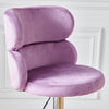 Set of 2/4/6 Velvet Bar Stools for Breakfast Kitchen Comtemporary Barstool Chair
