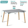 Retro Dining Table With Wooden Legs Dining Room Kitchen Tables Home Furniture