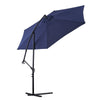 3M Banana Parasol Cantilever Umbrella Adjustable Garden Ourdoor Patio w/ Base