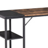 Computer Desk, Home Office Desk for Study, Writing with 2 Storage Shelves