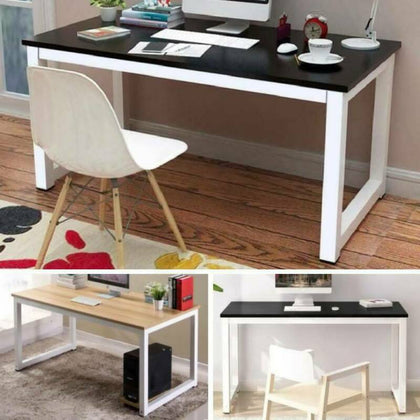 Large 120cm Computer Desk Laptop Gaming Study Table Home Office Desk Workstation