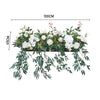 Artificial Rose Hydrangea Flowers Bouquet Leaves Balls Wedding Home Garden Decor