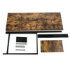 Office Table Desk Study Work Gaming School PC Workstation Open Storage 140cm