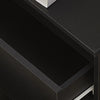 2 Drawers Black Bedside Cabinet Storage Nightstand Bedroom Chest Of Drawers