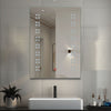 Bathroom LED Mirror with Lights, Demister Pad/Touch Switch/IP44/Light up