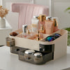 Plastic Makeup Cosmetic Organiser Dressing Table Tidy Storage Box with Drawers
