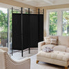 4 Panels Folding Room Divider Lightweight Wall Partition 182CM Privacy Screen