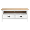 vidaXL TV Cabinet Hill Solid Pine Wood Stable and robust Large storage space