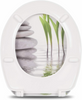 Toilet Seat Soft Close Adjustable Hinge Toilet Lid Cover Family Bathroom