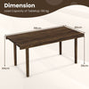 Wooden Coffee Table Rectangle Cocktail Table Modern Sofa Side Table Center Table