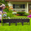 Set of 4 Raised Garden Bed Kits Elevated Flower Vegetable Herb Grow Planter Box