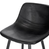 1/2/4x PU Leather Bar Stool High Counter Breakfast Chair with Backrest Barstool