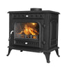 10KW Multifuel Stove Woodburning Cast Iron Log Burner Defra Approved Eco Design