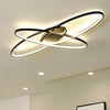 LED Ceiling Light Modern Chandelier Lamp Black Frame Living Room Bedroom Pendant