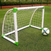 New 4Ft x 2.6Ft Kids Child Football Goals Set Post Soccer Training Steel Frame