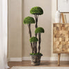 Artificial Tree Palm Foliage Topiary Potted Plant Garden Office Entrance Decor